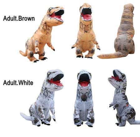 Aufblasbares Dinosaurier Kostüm für Kinder und Erwachsene 24