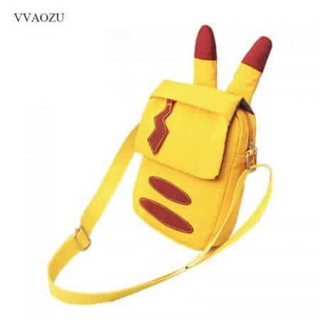 Cartoon Pocket Monster Pokemon Pikachu Messenger Crossbody Bags Women Mini Handbags Shoulder Bag for Girls with Cute Ears Tail 1