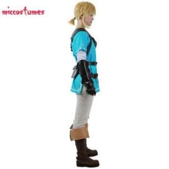 Link Cosplay Costume Male Outfit Cloak The Legend of Zelda: Breath of the Wild 2