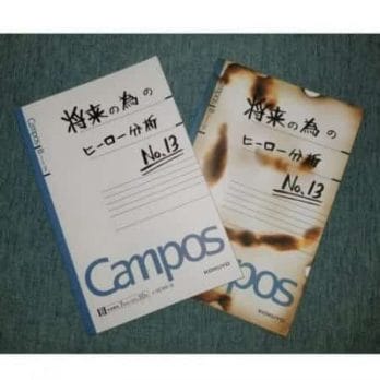 My Hero Academia Midoriya Izuku Burned Notebook Anime Cosplay Accessory Book Props School Student Note Book Gift 4
