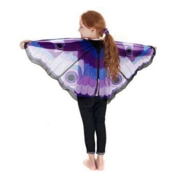 Fairy tale princess cosplay costume Butterfly Wings Shawl Cape Stole Kids Boys Girls  Scarf Wrap accessories 5