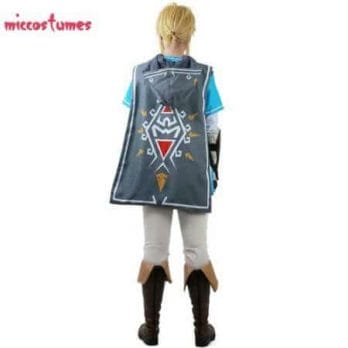 Link Cosplay Costume Male Outfit Cloak The Legend of Zelda: Breath of the Wild 4