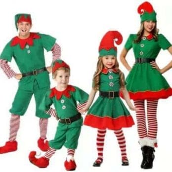 2019 green Elf Girls christmas Costume Festival Santa Clause for Girls New Year chilren clothing Fancy Dress Xmas Party Dress 4