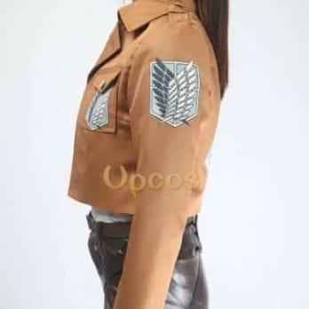 Haloween Costumes Levi Cosplay Attack on Titan Costume Shingeki no Kyojin Rivuai Jacket Pant All in One for Party 4