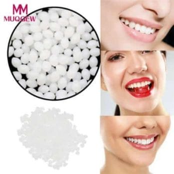 Vampire Teeth Fangs Dentures Props Halloween Temporary Tooth Repair Kit Teeth And Gaps FalseTeeth Solid Glue Denture Adhesive 2