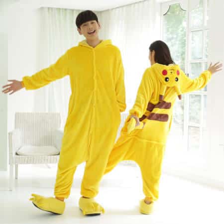 Kigurumi Unicorn Pajama Adult Animal Pikachu Onesie Women Men Couple 2019 Winter Pajamas Suit Stitch Sleepwear Flannel Pijamas 1