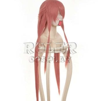 36'' 90cm Long Pink Yuno Gasai Wig The Future Diary Mirai Nikki Yuno Heat Resistant Hair Cosplay Costume Wigs + Wig Cap 3