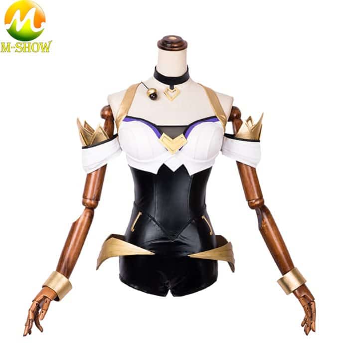 LOL KDA Ahri Cosplay Adult Costume Women's Suit for LOL League of Legends Halloween sex leather jumpsuit 1