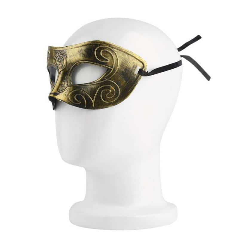 New Arrival Men's Retro Roman Gladiator Face Mask Costume Halloween Dancing Party Cosplay Anonymous Mask Free Shipping 1
