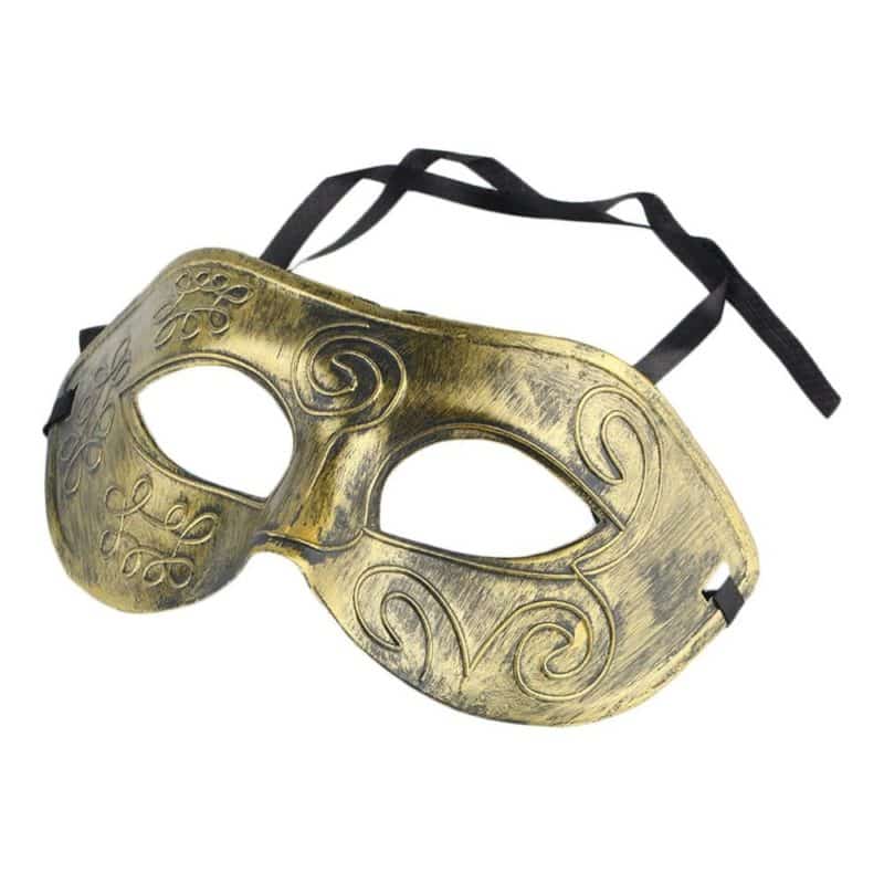 New Arrival Men's Retro Roman Gladiator Face Mask Costume Halloween Dancing Party Cosplay Anonymous Mask Free Shipping 3