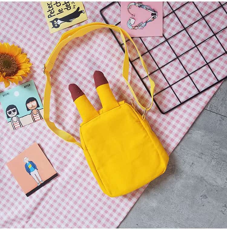 Anime Pikachu Cute Shoulder bag Snorlax handbag Cosplay Pikachu Pocket Cartoon Messenger bag For kids children Adult New Arrival 3