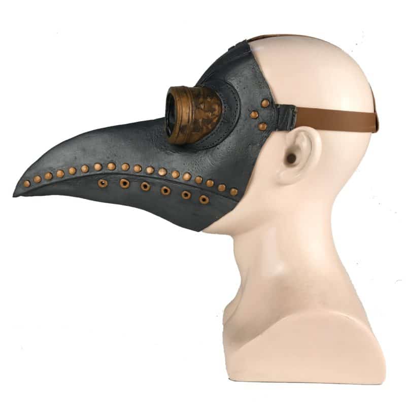 Funny Medieval Steampunk Plague Doctor Bird Mask Latex Punk Cosplay Masks Beak Adult Halloween Event Cosplay Props 4