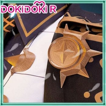 DokiDoki-R Game Genshin Impact Cosplay Diluc Cosplay Costume Game Genshin Impact Diluc Costume 3
