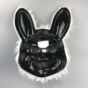 Bunny Rabbit Mask Halloween Party Plush Bunny Creepy Scary Mask Halloween Horror Mask Fancy Dress Decor Cosplay New Arrivals 5