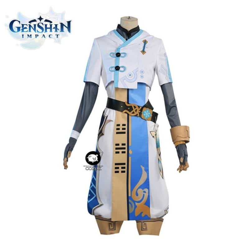 Game Genshin Impact Cosplay Chongyun Cosplay Costume Game Genshin Impact Chong Yun Costume 2