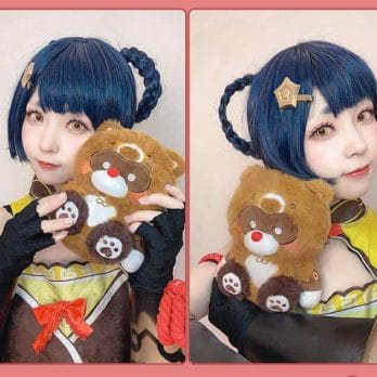 Anime Game Genshin Impact Lovely Xiangling Caramel Crispy Rice Plush Stuffed Dolls Cartoon Pillow Toy Cosplay Xmas Gift 16 6