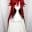 Kuroshitsuji Black Butler Grell Sutcliff Red Long Straight Heat Resistant Hair Cosplay Costume Wig + Skull Chain Glasses 7