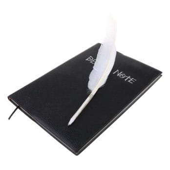 New Death Note Cosplay Notebook & Feather Pen Book Animation Art Writing Journal 4