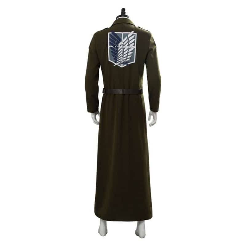 Attack on Titan Levi Scouting Legion Soldier Trenchcoat Cosplay 10