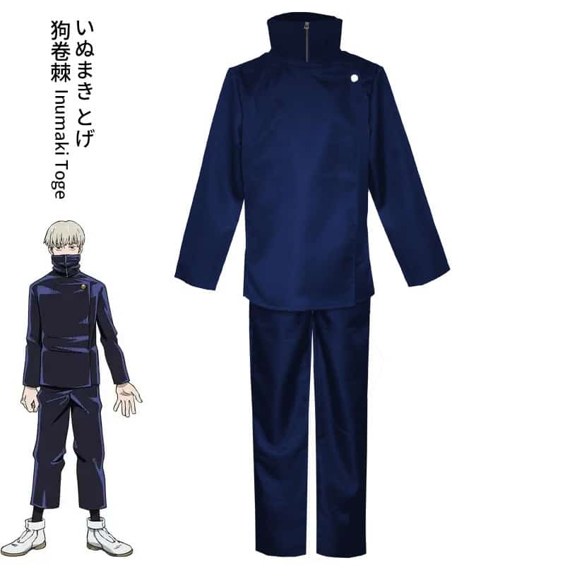 Stylish Jujutsu Kaisen Toge Inumaki Halloween Party School Uniform Costume 26