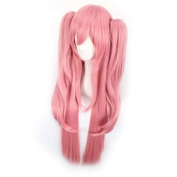 Krul Tepes 100CM Long Straight  Wig Owari no Seraph Of The End Synthetic Hair Anime Cosplay Wig Ponytail Wigs 6