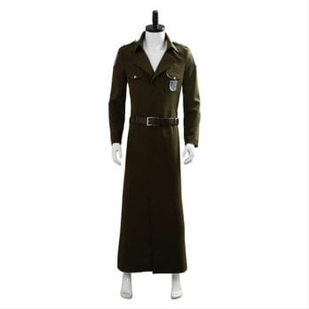 Attack on Titan Cosplay Levi Costume Scouting Legion Soldier Coat Trench Jacket Adult Men Halloween Carnival Clothing 2