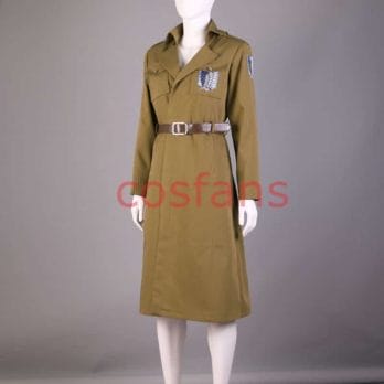 Attack on Titan Season 3 Eren Cosplay Costume Scouting Legion Soldier Officer Uniform Adult Men Halloween Trench Clothing Wigs 3