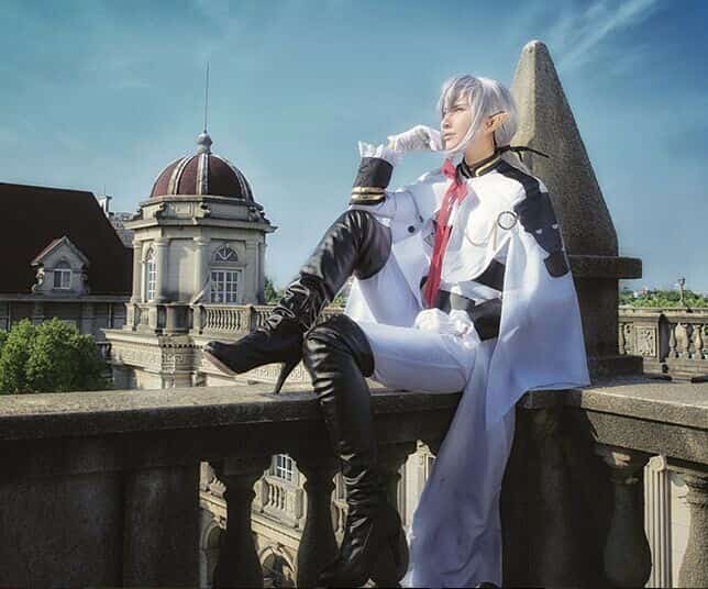Fancy Ferid Bathory of Seraph of the End Anime Costume with Ears 6