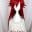 Kuroshitsuji Black Butler Grell Sutcliff Red Long Straight Heat Resistant Hair Cosplay Costume Wig + Skull Chain Glasses 8