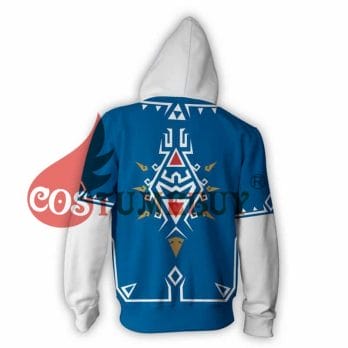 CostumeBuy Zelda Cosplay Set Fighting suit Sweater 3D Sword Link Costume Zipper Hoodie Jacket Plus size 5XL 3