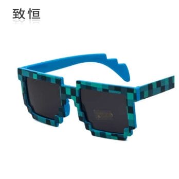 Minecraft fashion pixel animal mosaic children's Sunglasse outdoor sports birthday Christmas gift Unisex 5 colors to choose from 5