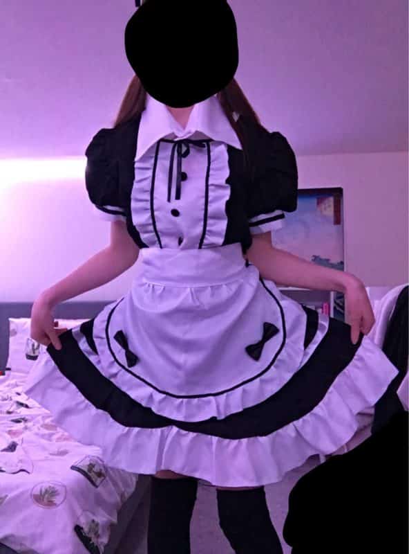 French Maid Cosplay Maid Outfit Herren Damen 10