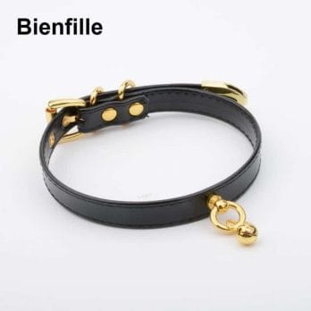 Wholesale Sexy Gothic Handmade Punk Choker Necklace Trend Cat Bell Harajuku Leather Collar Belt Necklace With Bells Club Jewelry 3