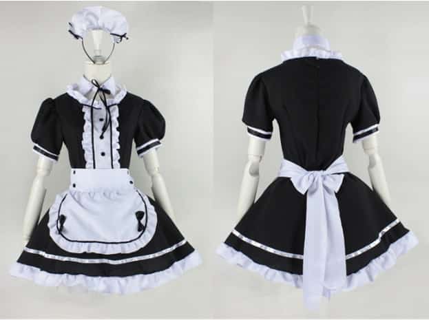 French Maid Cosplay Maid Outfit Herren Damen 9