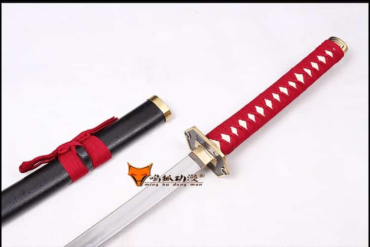 Decorative Bleach Anime Hinamori Momo Katana Wooden Sword Cosplay Weapon 2