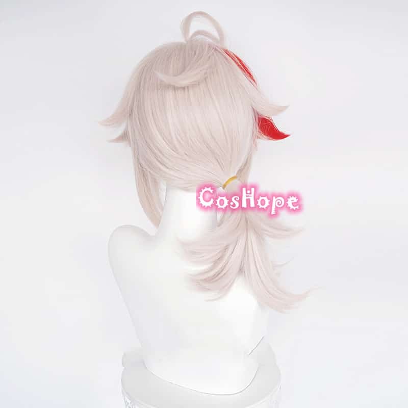 Genshin Impact Kazuha Cosplay 36cm Short Wig Cosplay Anime Cosplay Wigs Heat Resistant Synthetic Wigs Halloween 4