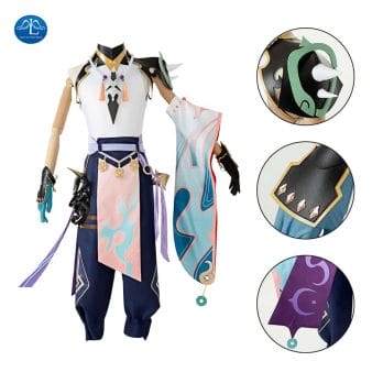 Anime Cosplay Game Genshin Impact Xiao Cosplay Costume Halloween Party Uniforms for Adult Men Any Size 1