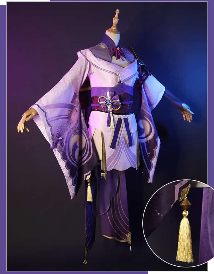 Game Genshin Impact Raiden General Baal Cosplay Costume Female Fashion Uniform Activity Party Role Play Clothing XS-XXL Inazuma 15