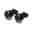 1 Pair 316L Stainless Steel Black Earrings for Men Women Cool Punk Eboy Stud Dangle Earring Set Black Feather Hinged Earrings 20