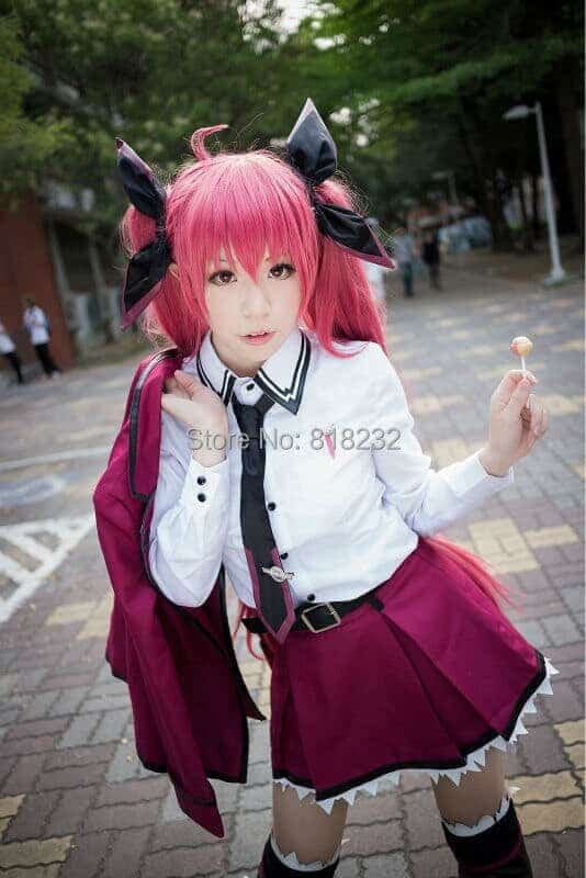 DATE A LIVE Itsuka Kotori School Uniform Dress Outfit Anime Cosplay Costumes 3