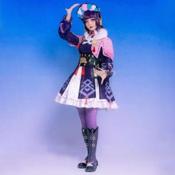 Game Genshin Impact Yun Jin Cosplay Costume Yunjin Lolita Dress Fancy Anime Suits Halloween Party Uniforms for Women Girls 1
