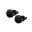 1 Pair 316L Stainless Steel Black Earrings for Men Women Cool Punk Eboy Stud Dangle Earring Set Black Feather Hinged Earrings 10