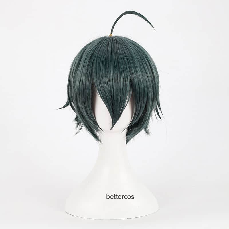 Danganronpa V3: Killing Harmony Shuichi Saihara Cosplay Wigs Short Heat Resistant Synthetic Hair Wig + Wig Cap 1