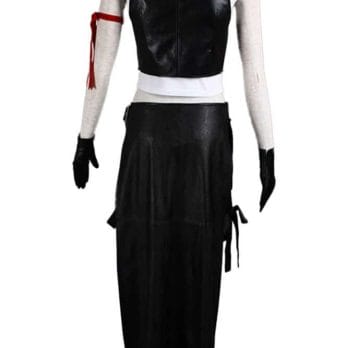 New Leather Dress For Final Fantasy VII FF7 TIFA_1 Cosplay Outfit Tifa Cosplay Costume Custom Made Costume 5