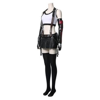 Final Fantasy VII Cosplay Tifa Lockhart Cosplay Costume Women Girl Outfit Sports Vest Skirt  Full Set Halloween Carnival 4