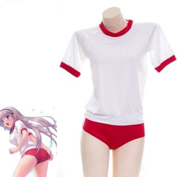 Japanese Anime DATE A LIVE Tobiichi Origami Swimsuit Costume School Student Girl Swimwear Uniform Pool Party Cosplay 5