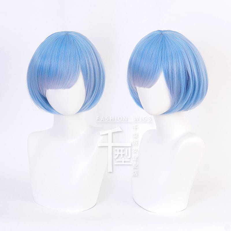 Re：Life in a different world from zero Rem Cosplay Wig Anime Women Ram Costume Hair Synthetic 5