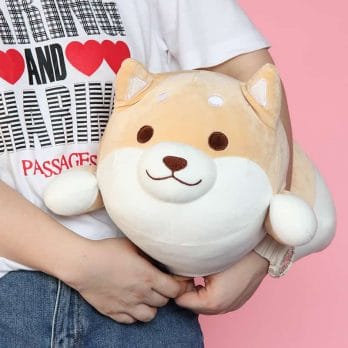 1pc Lovely Fat Shiba Inu & Corgi Dog Plush Toys Stuffed Soft Kawaii Animal Cartoon Pillow Dolls Gift for Kids Baby Children 5