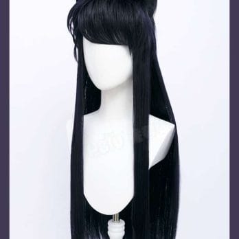 Anime Komi Can‘t Communicate - Shouko Komi Cosplay Wig Costume Halloween Carnival Cosplay Hair Cos Props 80cm 11