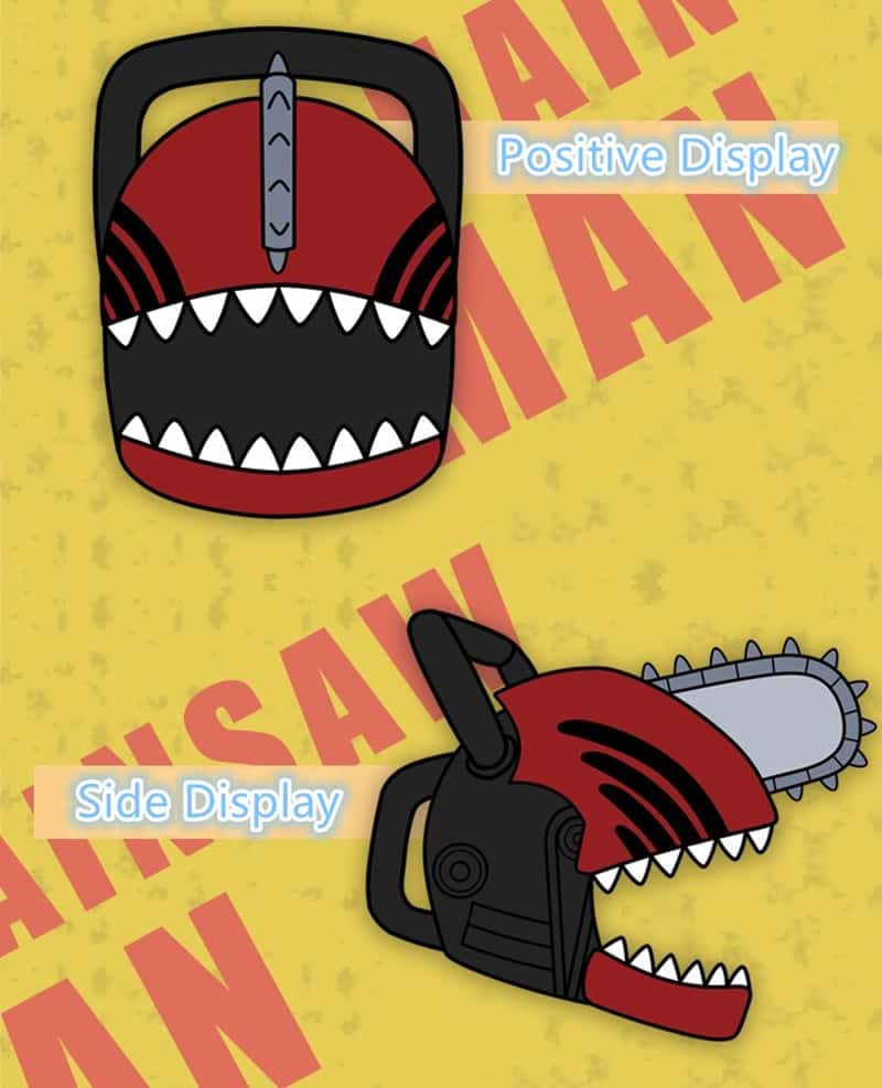 Anime Chainsaw Man Pochita Cosplay Hat Plush 6